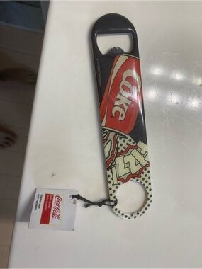 NEW Coca Cola Red & Black Metal Bottle Opener